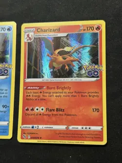 Charizard 010/078 Blastoise Venusaur Pokemon GO Holo Set - Image 4