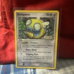 Dunsparce 31/92 Reverse Holo 2006 EX Legend Maker Stamped Pokemon Card MP - Image 1