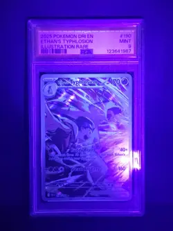 2025 Pokemon Destined Rivals Ethan's Typhlosion #190/182 PSA 9 - Image 3