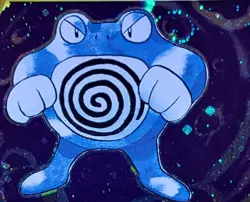 Pokemon Poliwrath Base Set 2 Holographic Rare 15/130 Holo Swirl WOTC 2000 - Image 3