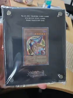 Yu-Gi-Oh! Stainless Steel Trading Card Dark Magician Girl No.0971 - Image 1