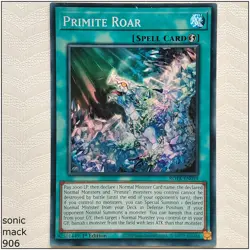 Primite Roar - ROTA-EN059 - Super Rare 1st Edition Yugioh - Image 1