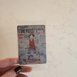 One Piece Mokey D Luffy College Basketball US Voyage Card - Rutgers - Image 3