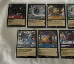 Disney Lorcana Winterspell 11 Card Lot Super Rare Rare Common Uncommon Non Foil - Image 2