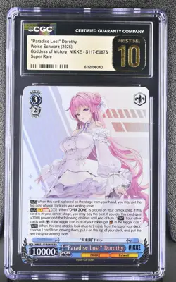CGC Pristine 10 2025 Weiss English NIKKE "Paradise Lost" Dorothy SR - Image 1