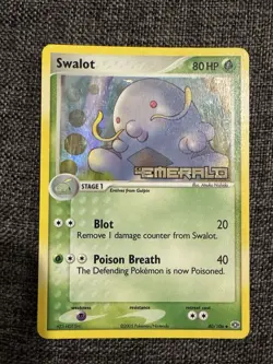 Swalot 40/106 EX Emerald Stamped Reverse Holo Near Mint/Mint Pokemon TCG Card - Image 2