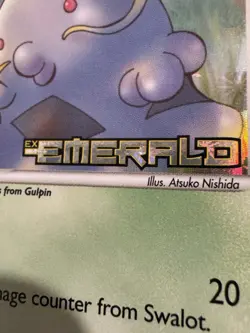 Swalot 40/106 EX Emerald Stamped Reverse Holo Near Mint/Mint Pokemon TCG Card - Image 4