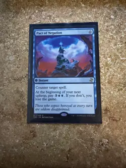 Pact of Negation Time Spiral Remastered Regular MTG Card 77 Jason Chan 2020 - Image 1
