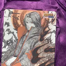 Itachi Uchiha NARUTO Crystal Anime Waifu ACG Girl Holo Card - Image 2