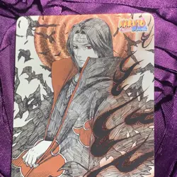 Itachi Uchiha NARUTO Crystal Anime Waifu ACG Girl Holo Card - Image 5
