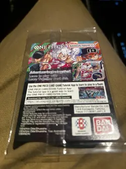 Bandai Namco One Piece CCG Monkey D. Luffy US Voyage Promo Holo Card P-055 - Image 3