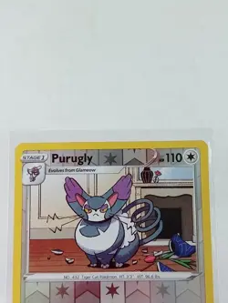 Purugly 128/189 Astral Radiance Reverse Holo Pokemon Card 2022 - Image 2