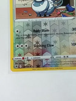 Purugly 128/189 Astral Radiance Reverse Holo Pokemon Card 2022 - Image 3