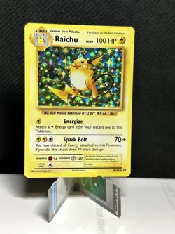 Raichu 36/108 XY Evolutions Non-Holo Deck Exclusive Pokemon Card LP - Image 1