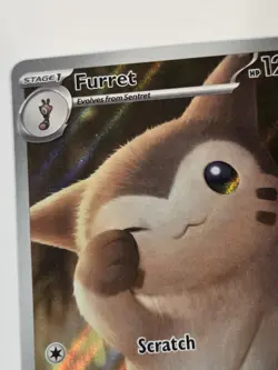 Furret 168/159 Journey Together Illustration Rare Pokemon Card NM Full Art 🦫 - Image 4