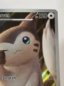 Furret 168/159 Journey Together Illustration Rare Pokemon Card NM Full Art 🦫 - Image 5