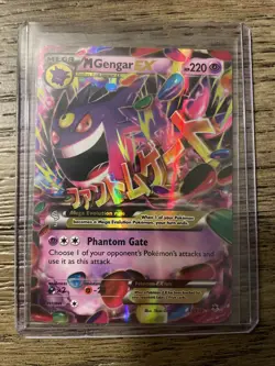 Pokemon TCG XY: Phantom Forces Mega M Gengar EX Holo Card 35/119 - Image 1