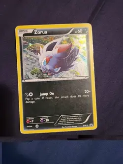 Zorua BW12 Holo Pokemon TCG Card Black White Black Star Promo Lightly Played LP - Image 1