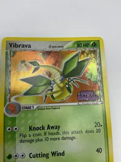 Pokemon 2006 EX Holon Phantoms 54/110 Vibrava Delta Species Reverse Holo Card - Image 2