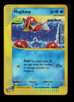 Magikarp 118/165 Expedition 2002 Reverse Holo e-Series Pokemon Card TCG - Image 1