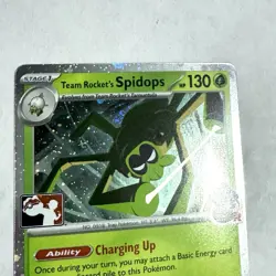 SWIRL Team Rocket's Spidops 020/182 Prize Pack Series Cards Holo - Image 2