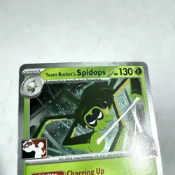 SWIRL Team Rocket's Spidops 020/182 Prize Pack Series Cards Holo - Image 4