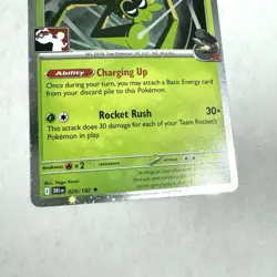 SWIRL Team Rocket's Spidops 020/182 Prize Pack Series Cards Holo - Image 5