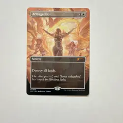 Wizards of the Coast MTG Armageddon Secret Lair Drop Borderless Sorcery Mythic - Image 1