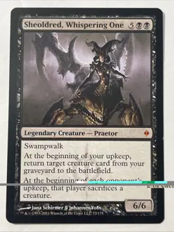 Sheoldred, Whispering One #73 (HP) New Phyrexia NPH Magic MTG - Image 1