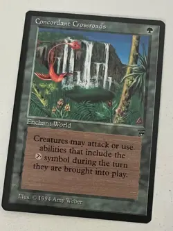 Magic the Gathering MTG Legends Concordant Crossroads NM (Beta Bob) - Image 1