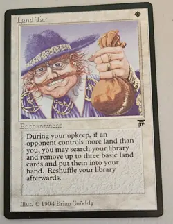 MTG Land Tax - Legends, NM/M - Image 1