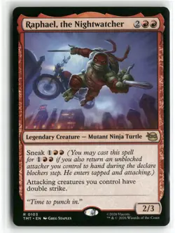 Raphael, the Nightwatcher R Teenage Mutant Ninja Turtles 103 NM - Image 1