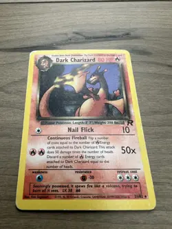 Pokemon TCG Dark Charizard Team Rocket 21/82 Non-Holo Rare - Image 3