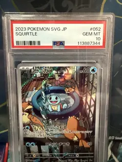 2023 Pokemon SVG JP - Squirtle - 052/049 PSA 10 - Image 3