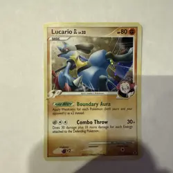 Lucario GL 8/111 Holo Rising Rivals - Pokemon Card - LP - Image 1