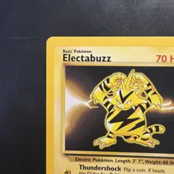 Pokemon Vintage Electabuzz 020/102 Base Set 1999 WotC Non-Holo Rare - Image 2