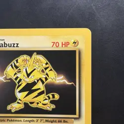 Pokemon Vintage Electabuzz 020/102 Base Set 1999 WotC Non-Holo Rare - Image 3