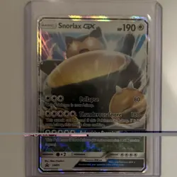Pokemon Snorlax GX Promo SM05 Holo Basic 190 HP English Card - Image 1