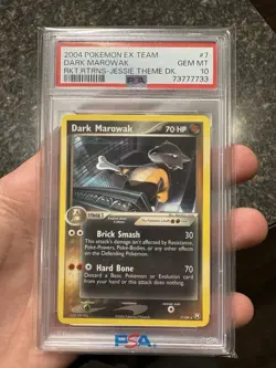 Pokemon Dark Marowak And Raikou Playing Card - Image 1