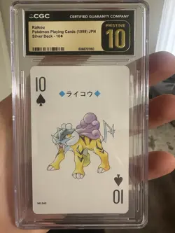 Pokemon Dark Marowak And Raikou Playing Card - Image 3