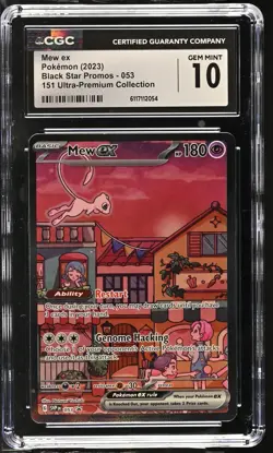 2023 Pokemon Black Star Promos Mew ex 151 Ultra-Premium Collection CGC 10 #053 - Image 1