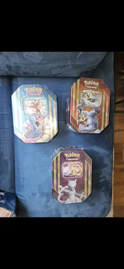 Pokemon Tin Boxen Sammlung / Triple Power / OVP Englisch 2016 - Image 1