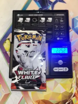 Very Heavy! 22.52g Pokemon TCG SV10.5 White Flare Booster Pack Sealed! - Image 1