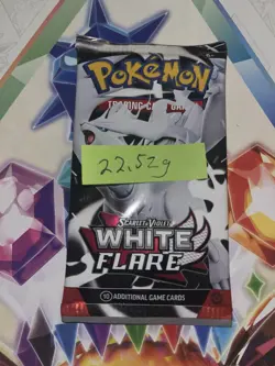 Very Heavy! 22.52g Pokemon TCG SV10.5 White Flare Booster Pack Sealed! - Image 2