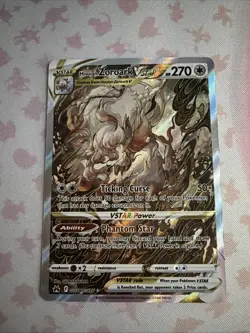 Pokemon Hisuian Zoroark VSTAR (Galarian Gallery) Ultra Rare Crown Zenith GG56/GG - Image 1
