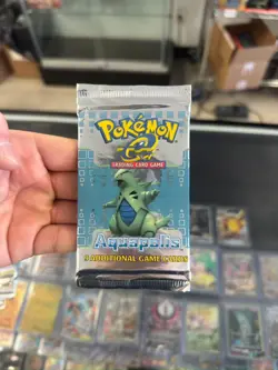 *Pack Art Set of 4* Pokemon Aquapolis Booster Pack Sealed Unweighed 2003 WOTC - Image 4