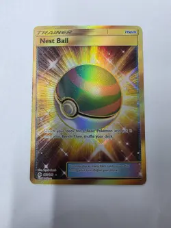 2017 Pokemon Nest Ball 158/149 Gold Secret Rare NM - Image 1