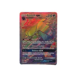 Pokemon TCG Zoroark GX Secret Rare Holo Shining Legends 77/73 2017 HP210 - Image 2