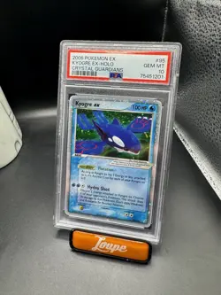 Pokemon PSA 10 GEM MINT Kyogre ex 95/100 Crystal Guardians Holo 2006 - Image 2