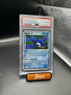 Pokemon PSA 10 GEM MINT Kyogre ex 95/100 Crystal Guardians Holo 2006 - Image 4